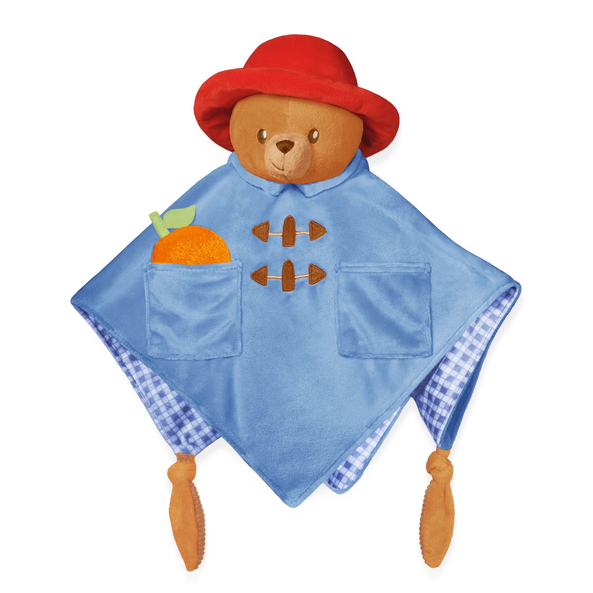 Paddington Bear Baby Cozy Blankie 13 inch - Baby Stuffed Animal by Yottoy (642)